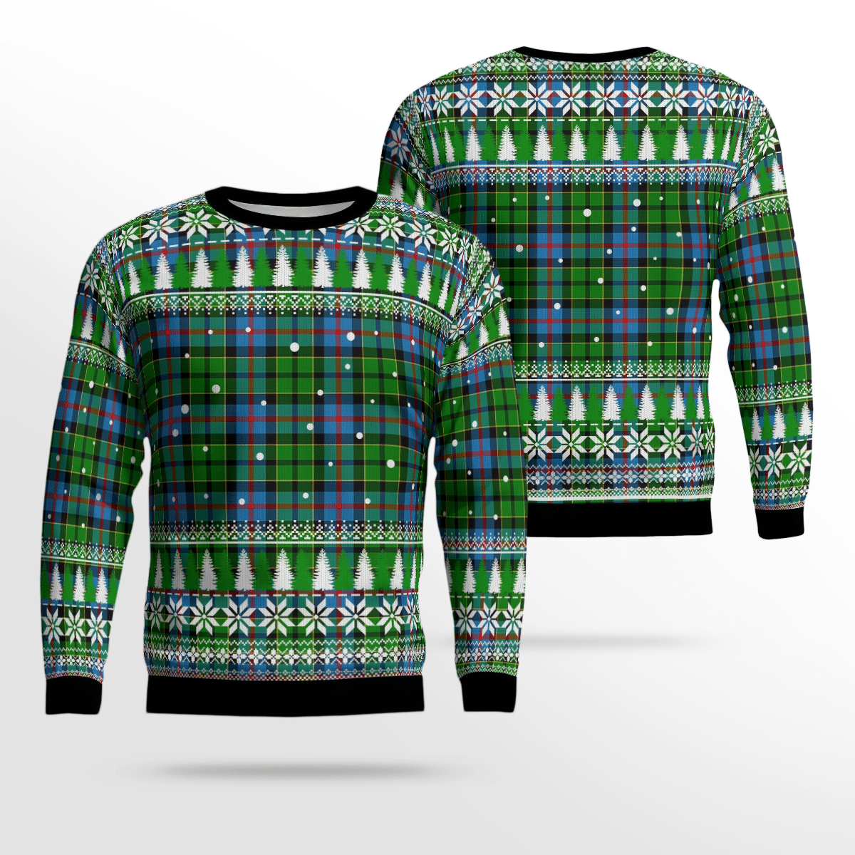 Clan Forsyth Tartan Christmas Ugly Sweater EM35 Forsyth Tartan Tartan Ugly Sweater   