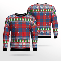 Clan Galloway Red Tartan Christmas Ugly Sweater UV99 Galloway Red Tartan Tartan Ugly Sweater   