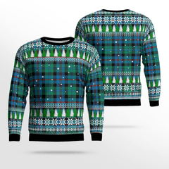Clan Campbell of Cawdor Ancient Tartan Christmas Ugly Sweater VB73 Campbell of Cawdor Ancient Tartan Tartan Ugly Sweater   