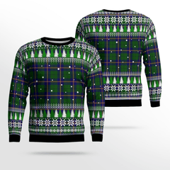 Clan Carmichael Modern Tartan Christmas Ugly Sweater TR82 Carmichael Modern Tartan Tartan Ugly Sweater   