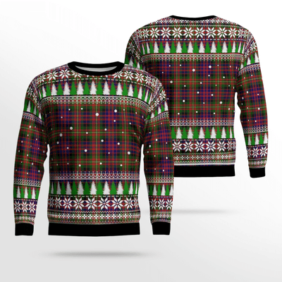 Clan Carnegie Modern Tartan Christmas Ugly Sweater XG91