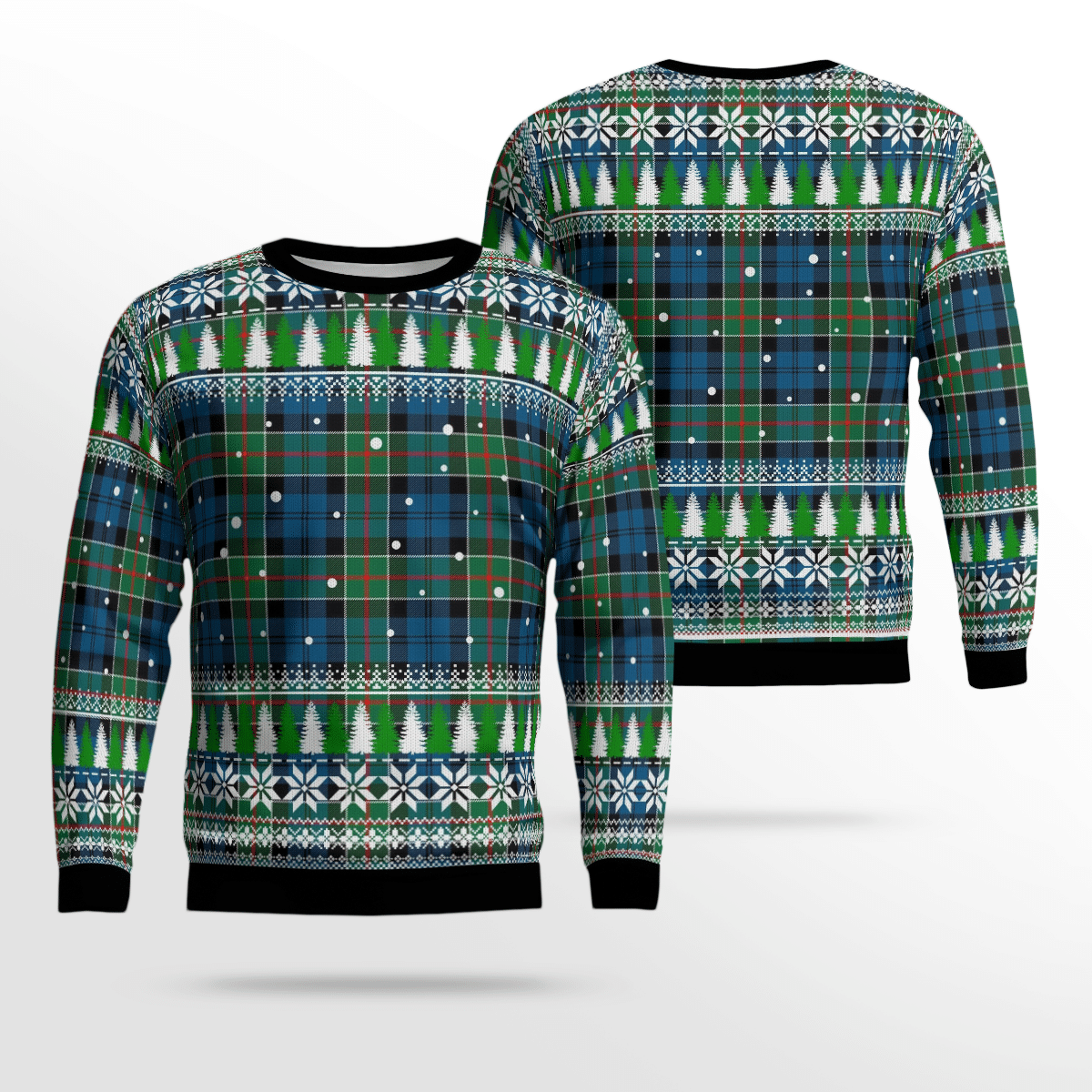 Clan Colquhoun Ancient Tartan Christmas Ugly Sweater GH59 Colquhoun Ancient Tartan Tartan Ugly Sweater   