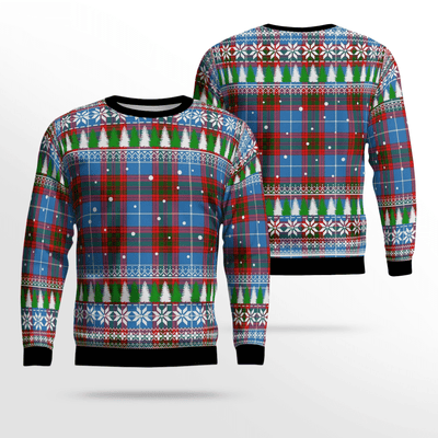 Clan Crichton District Tartan Christmas Ugly Sweater