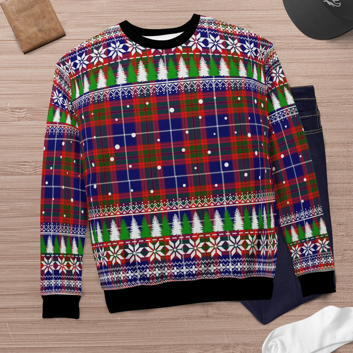 Clan Edinburgh District Tartan Christmas Ugly Sweater KI64 Edinburgh District Tartan Tartan Ugly Sweater   
