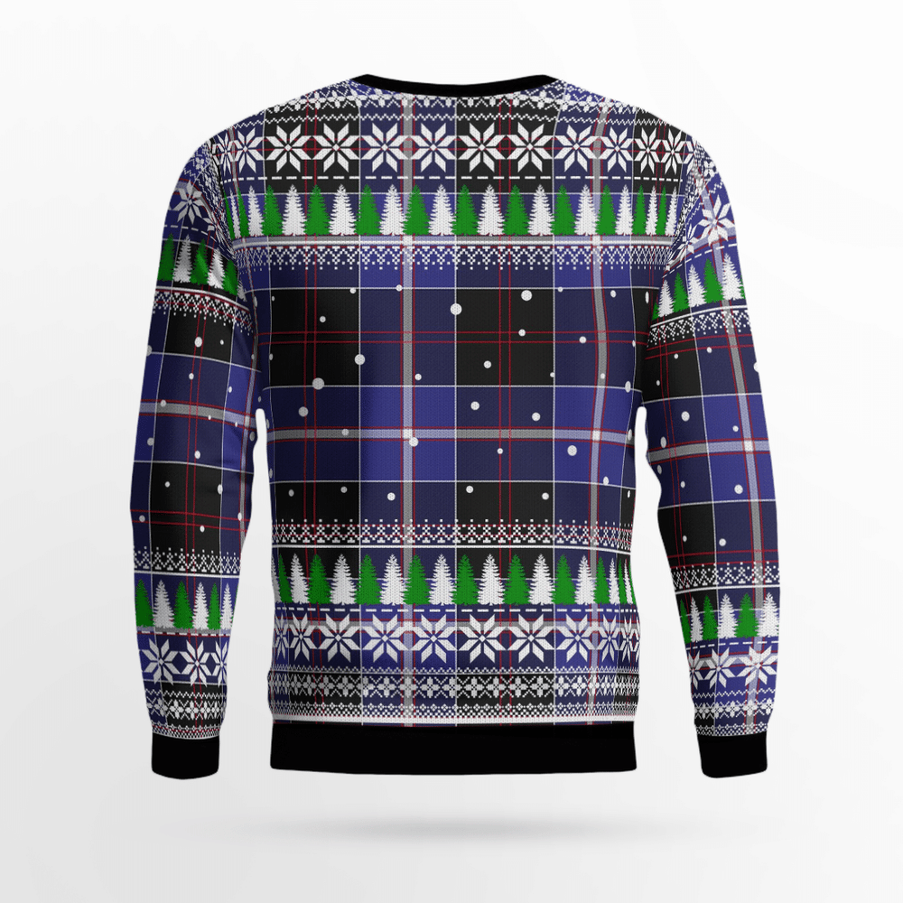 Clan Dunlop Modern Tartan Christmas Ugly Sweater ZH29 Dunlop Modern Tartan Tartan Ugly Sweater   