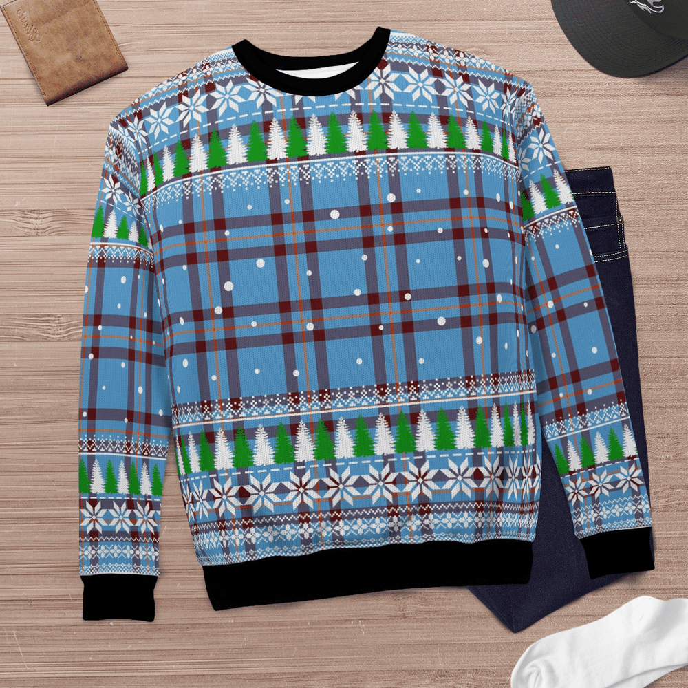 Clan Elliot Ancient Tartan Christmas Ugly Sweater AW84 Elliot Ancient Tartan Tartan Ugly Sweater   