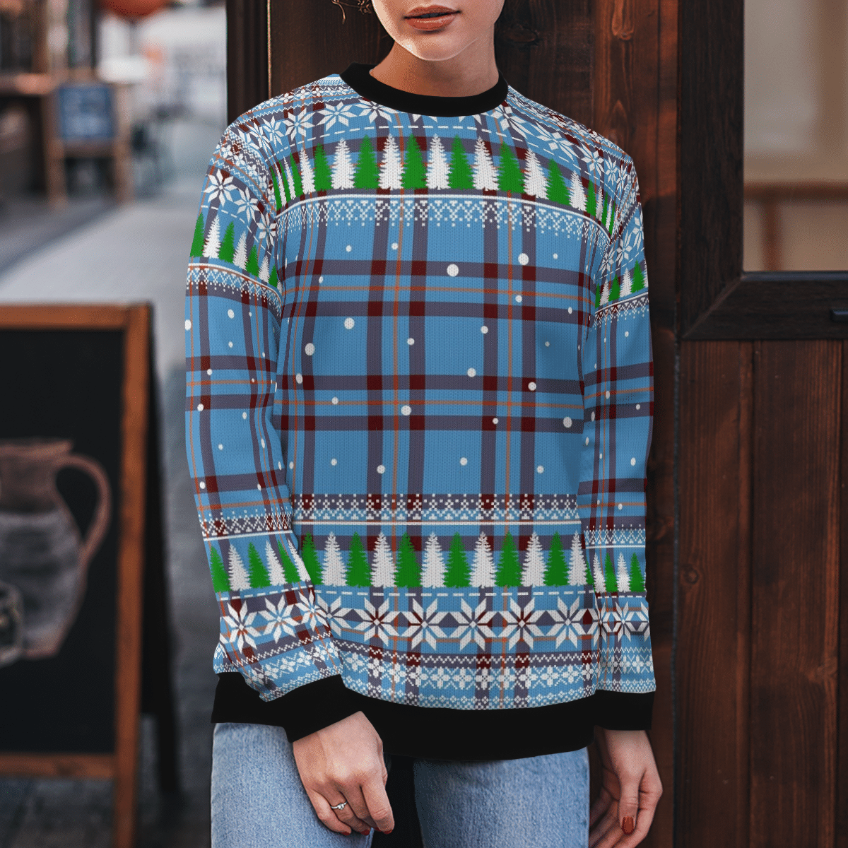 Clan Elliot Ancient Tartan Christmas Ugly Sweater AW84 Elliot Ancient Tartan Tartan Ugly Sweater   
