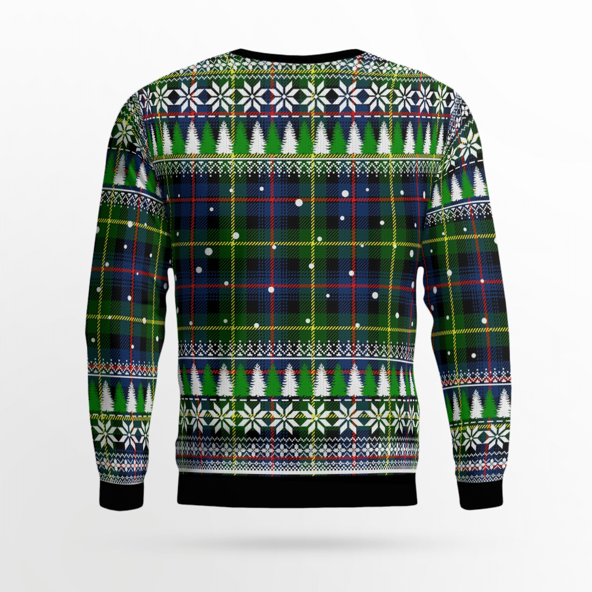 Clan Farquharson Modern Tartan Christmas Ugly Sweater RR67 Farquharson Modern Tartan Tartan Ugly Sweater   