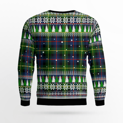 Clan Farquharson Modern Tartan Christmas Ugly Sweater RR67 Farquharson Modern Tartan Tartan Ugly Sweater   