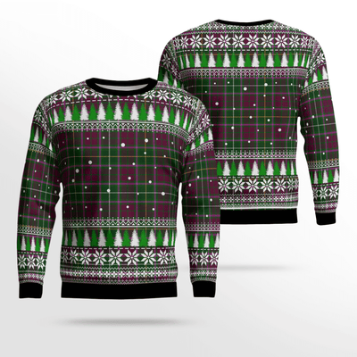 Clan Crosbie Tartan Christmas Ugly Sweater