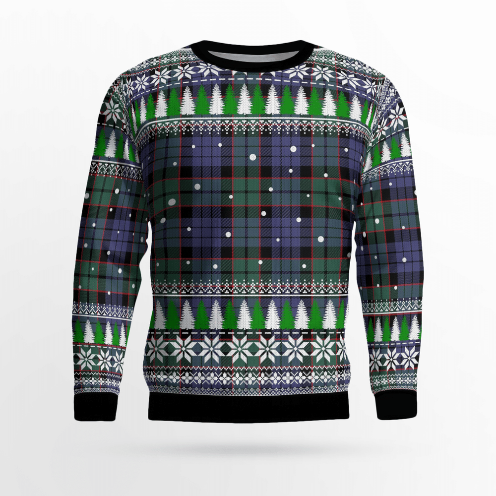Clan Fletcher Modern Tartan Christmas Ugly Sweater HI13 Fletcher Modern Tartan Tartan Ugly Sweater   