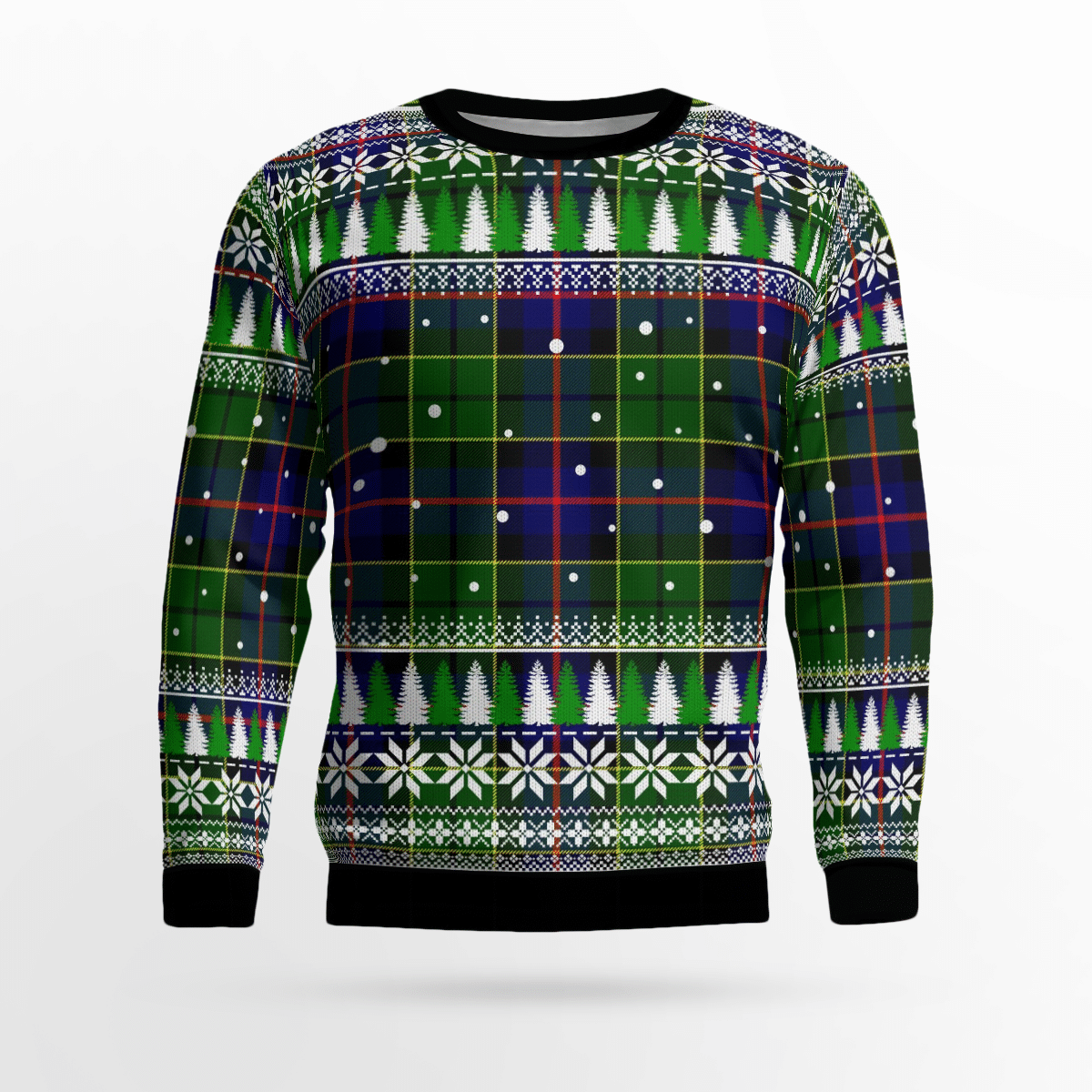 Clan Forsyth Modern Tartan Christmas Ugly Sweater AL84 Forsyth Modern Tartan Tartan Ugly Sweater   