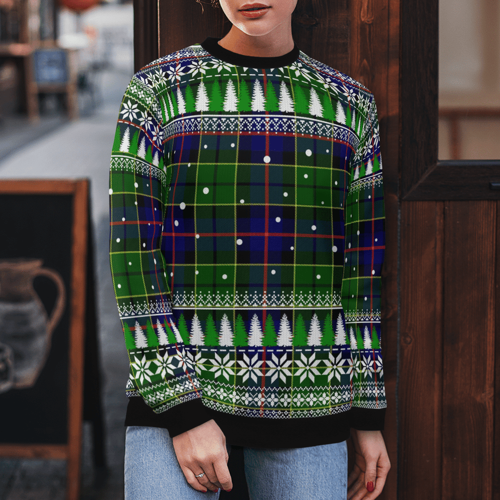 Clan Forsyth Modern Tartan Christmas Ugly Sweater AL84 Forsyth Modern Tartan Tartan Ugly Sweater   