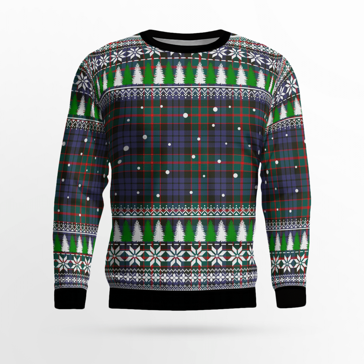 Clan Fletcher of Dunans Tartan Christmas Ugly Sweater JR34 Fletcher of Dunans Tartan Tartan Ugly Sweater   