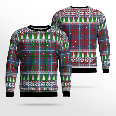 Clan Dalmahoy Tartan Christmas Ugly Sweater ET15