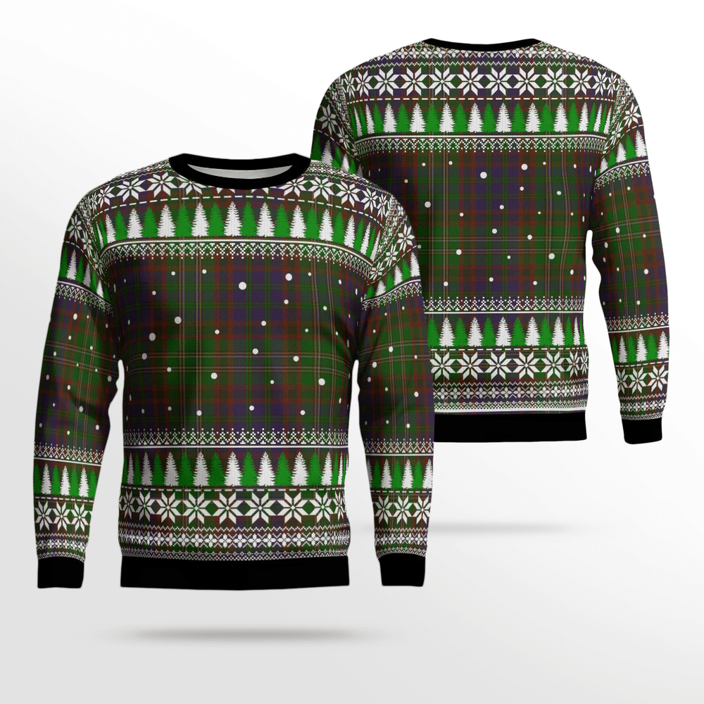 Clan Cunningham Hunting Modern Tartan Christmas Ugly Sweater LN42 Cunningham Hunting Modern Tartan Tartan Ugly Sweater   