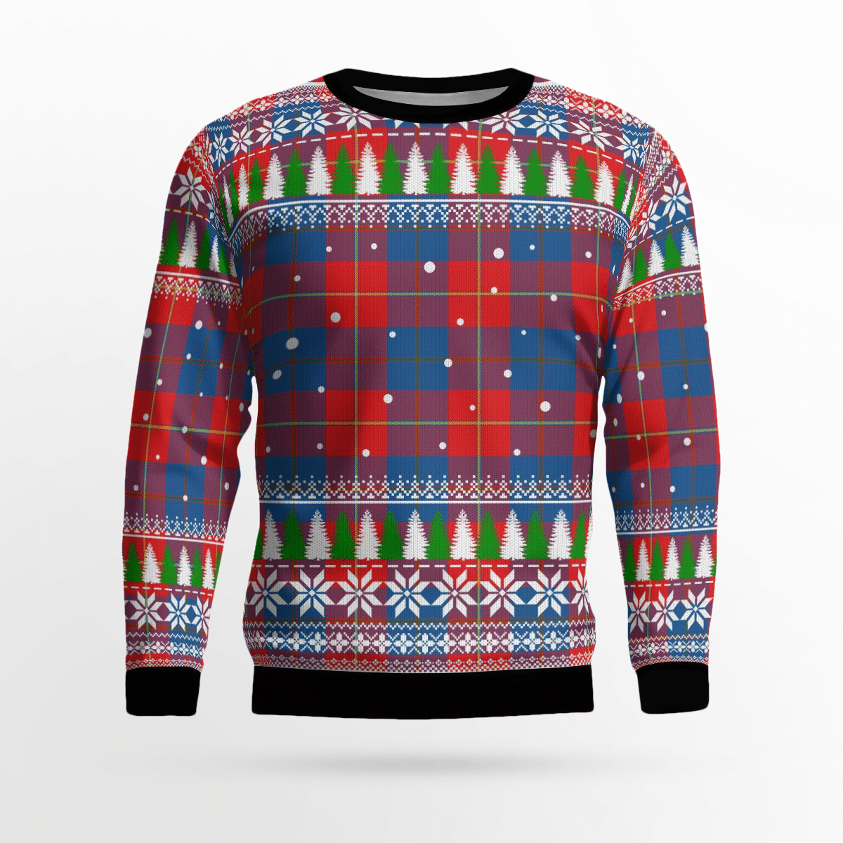Clan Galloway Red Tartan Christmas Ugly Sweater UV99 Galloway Red Tartan Tartan Ugly Sweater   