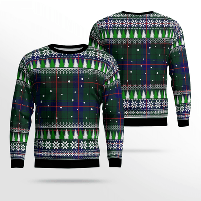Clan Davidson Modern Tartan Christmas Ugly Sweater ZN49