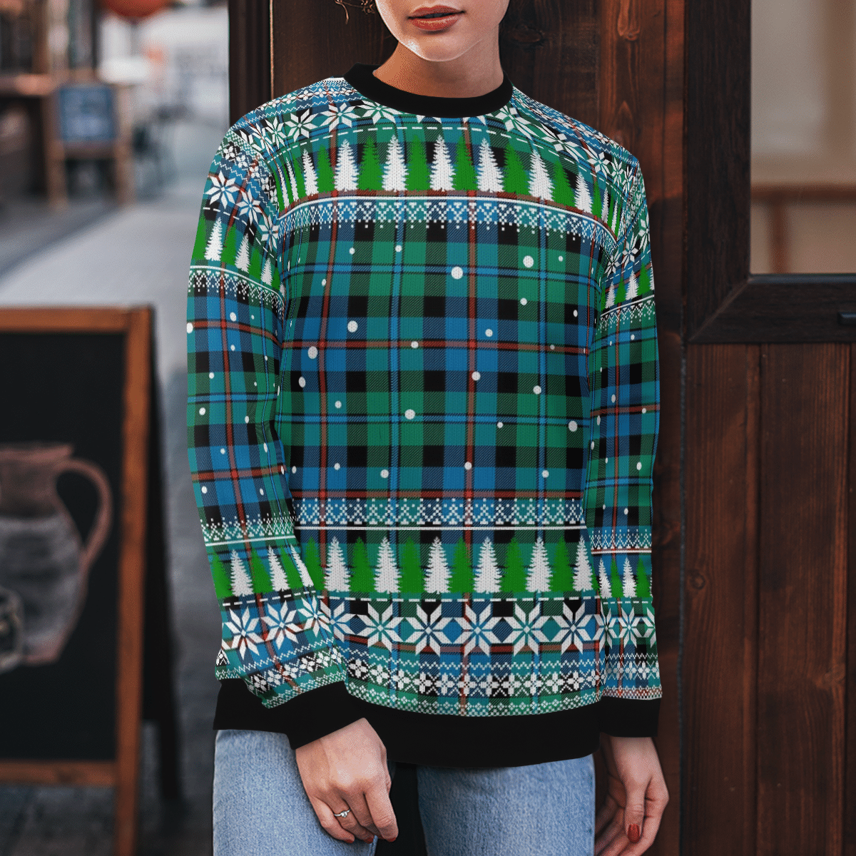 Clan Campbell of Cawdor Ancient Tartan Christmas Ugly Sweater VB73 Campbell of Cawdor Ancient Tartan Tartan Ugly Sweater   