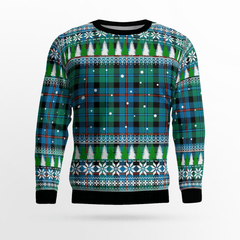 Clan Campbell of Cawdor Ancient Tartan Christmas Ugly Sweater VB73 Campbell of Cawdor Ancient Tartan Tartan Ugly Sweater   