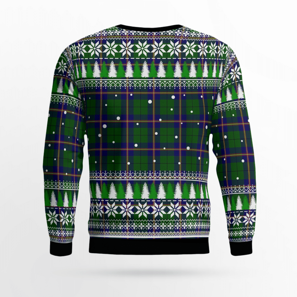 Clan Carmichael Modern Tartan Christmas Ugly Sweater TR82 Carmichael Modern Tartan Tartan Ugly Sweater   
