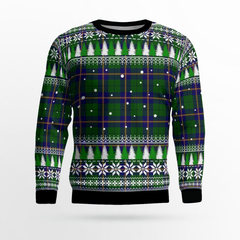 Clan Carmichael Modern Tartan Christmas Ugly Sweater TR82 Carmichael Modern Tartan Tartan Ugly Sweater   
