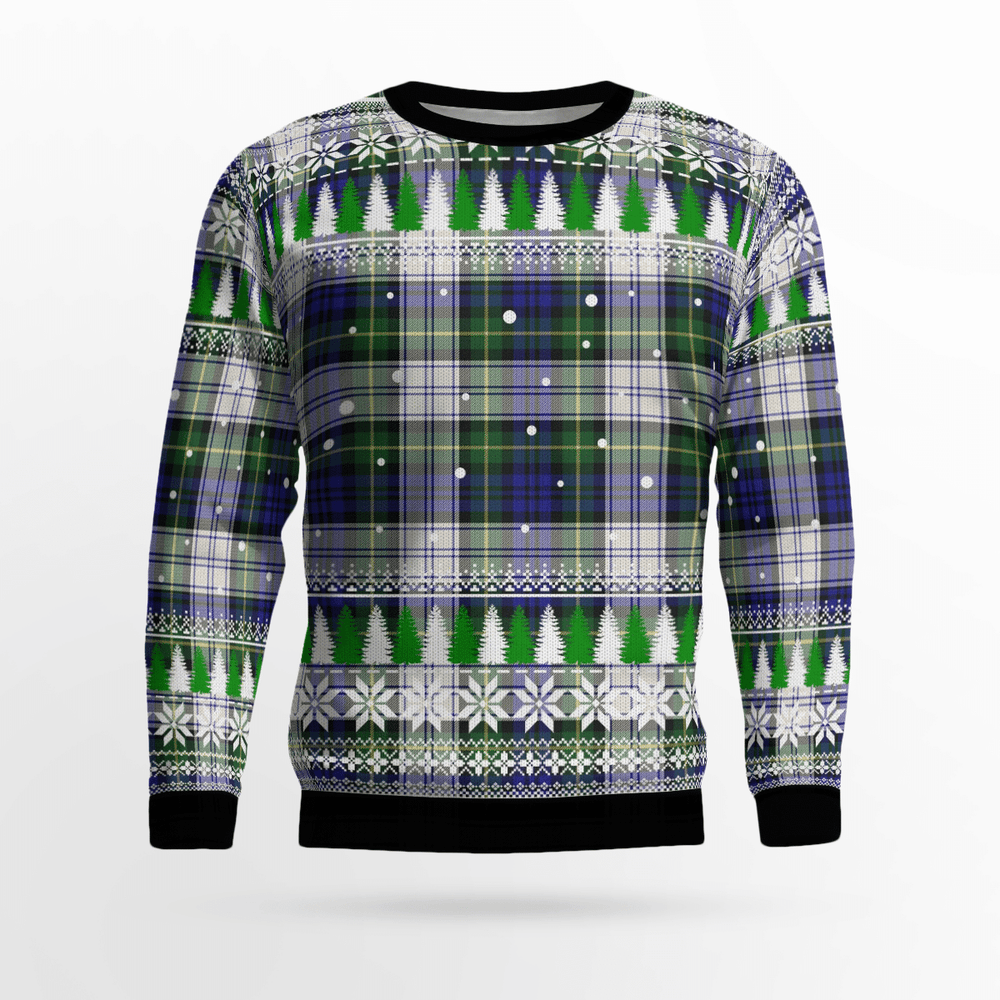 Clan Gordon Dress Modern Tartan Christmas Ugly Sweater FW34 Gordon Dress Modern Tartan Tartan Ugly Sweater   
