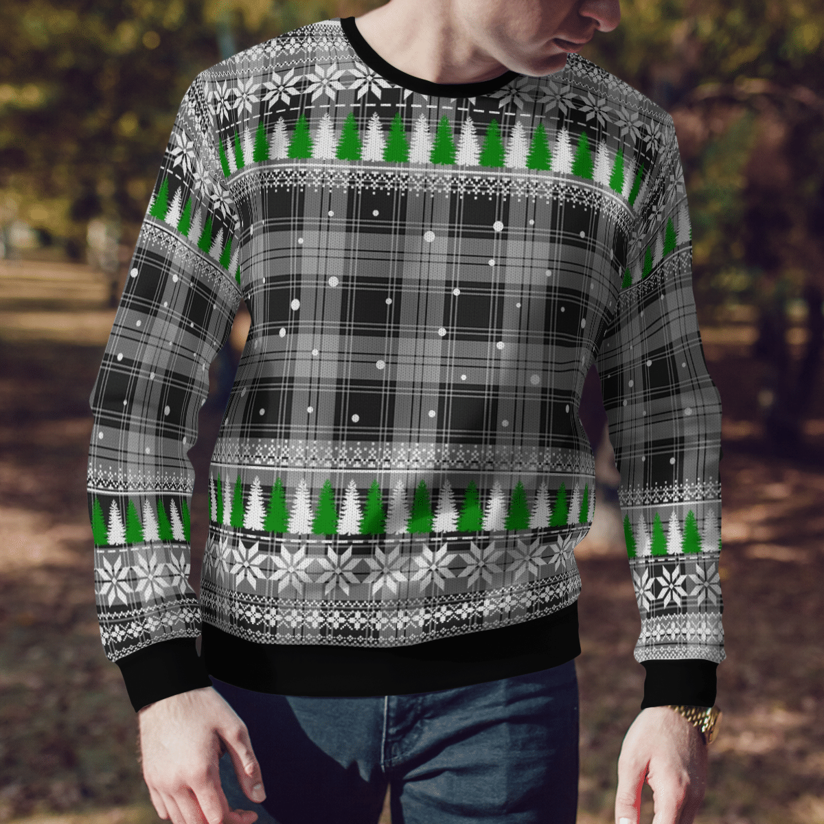 Clan Glen Tartan Christmas Ugly Sweater YJ42 Glen Tartan Tartan Ugly Sweater   