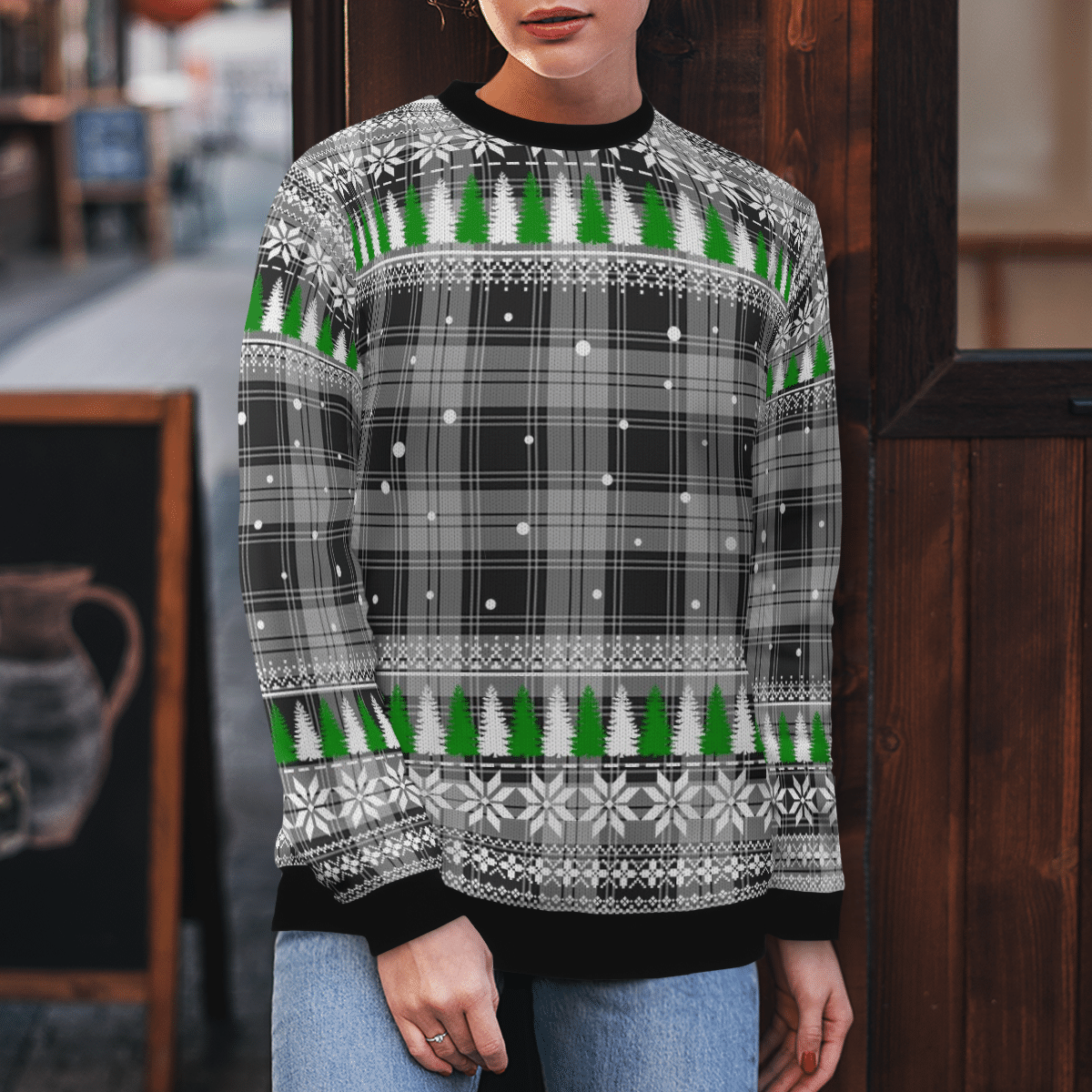 Clan Glen Tartan Christmas Ugly Sweater YJ42 Glen Tartan Tartan Ugly Sweater   