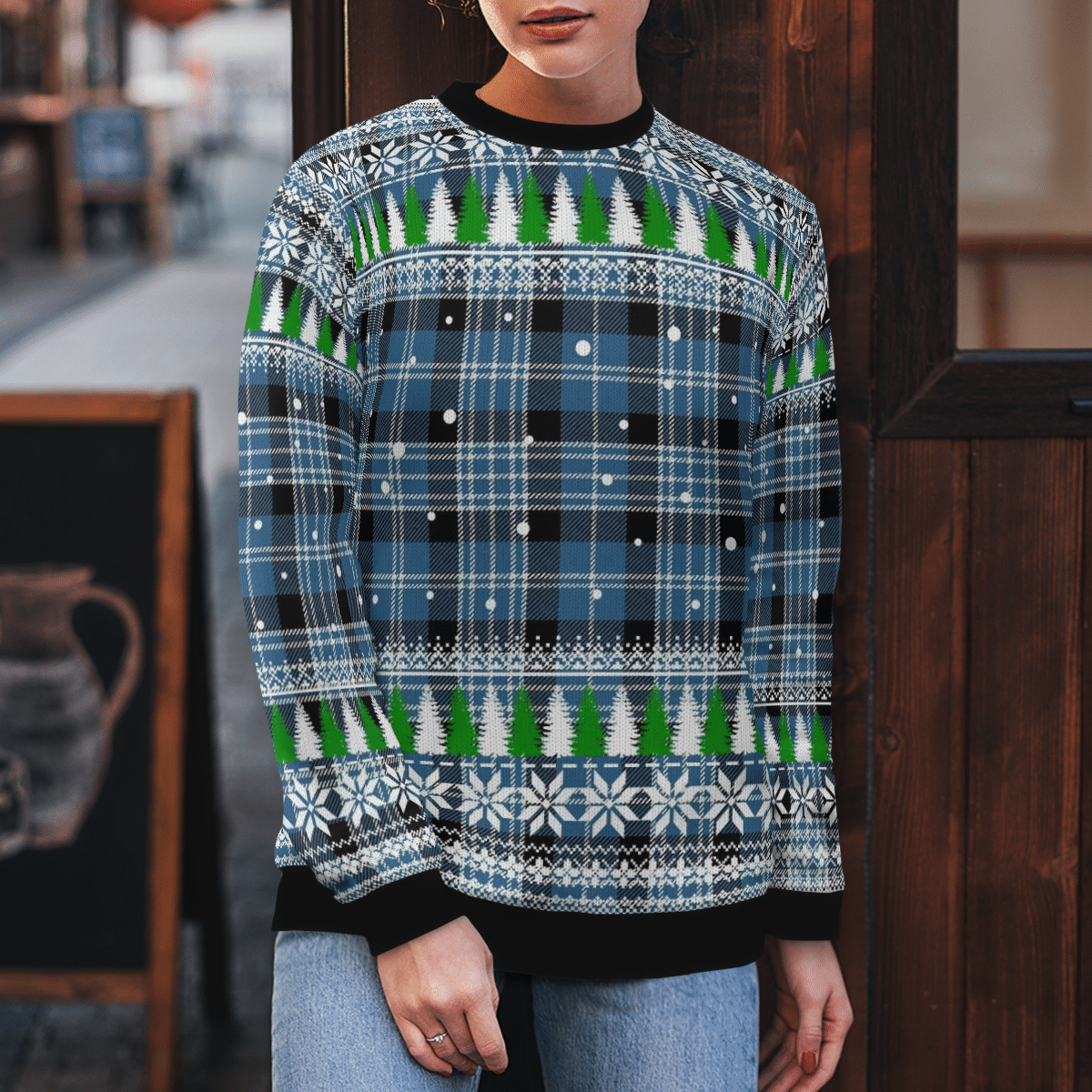 Clan Clark Ancient Tartan Christmas Ugly Sweater QY94 Clark Ancient Tartan Tartan Ugly Sweater   