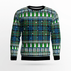 Clan Colquhoun Ancient Tartan Christmas Ugly Sweater GH59 Colquhoun Ancient Tartan Tartan Ugly Sweater   