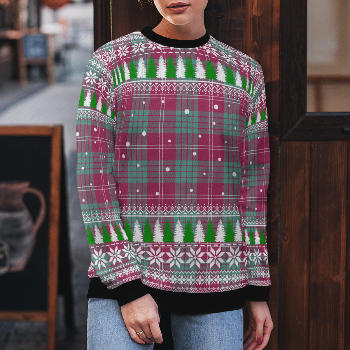 Clan Crawford Ancient Tartan Christmas Ugly Sweater KW57 Crawford Ancient Tartan Tartan Ugly Sweater   