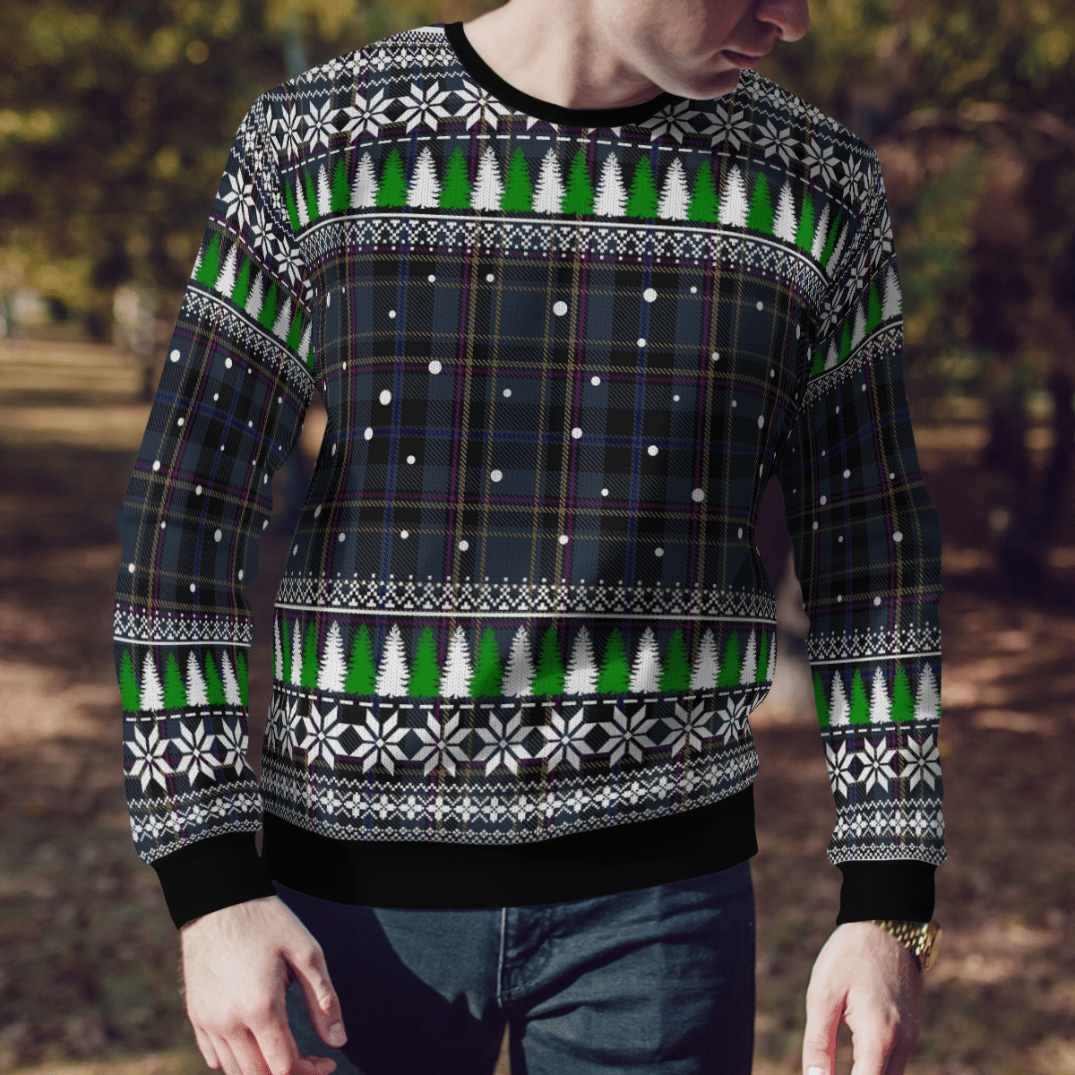 Clan Conway Tartan Christmas Ugly Sweater CL17 Conway Tartan Tartan Ugly Sweater   