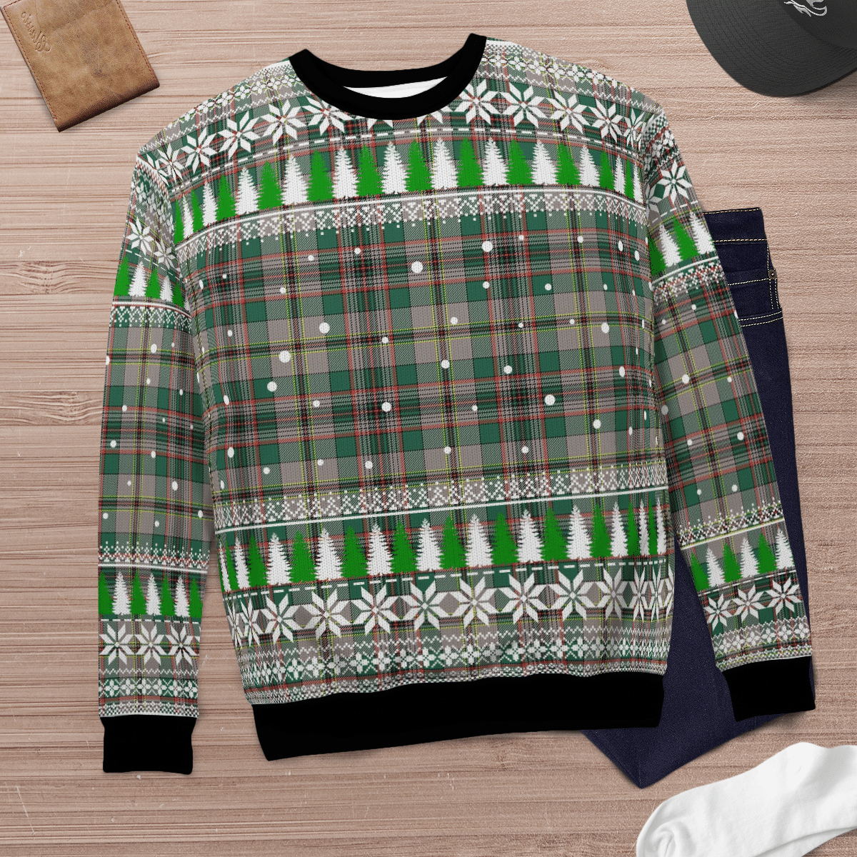 Clan Craig Ancient Tartan Christmas Ugly Sweater BG85 Craig Ancient Tartan Tartan Ugly Sweater   