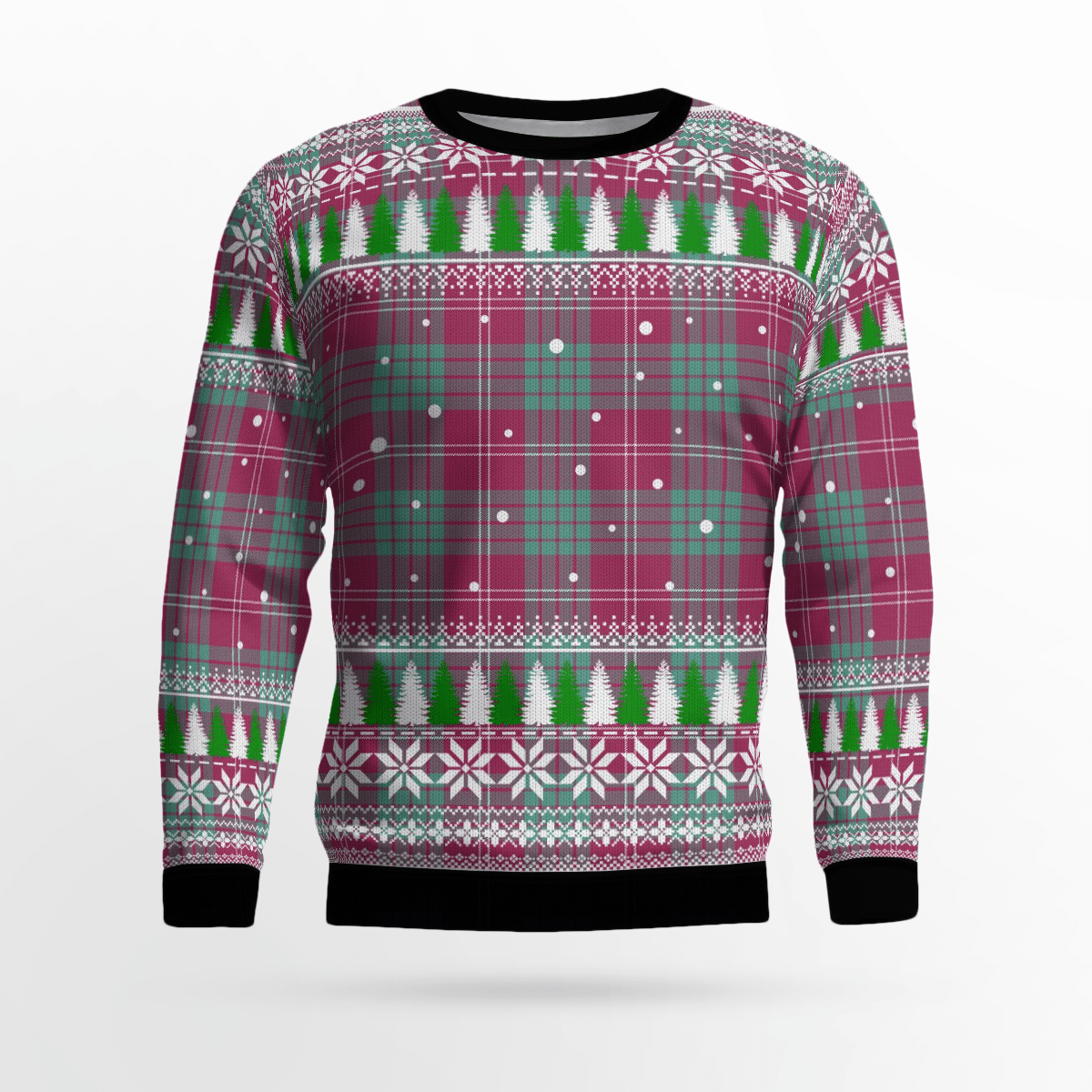 Clan Crawford Ancient Tartan Christmas Ugly Sweater KW57 Crawford Ancient Tartan Tartan Ugly Sweater   