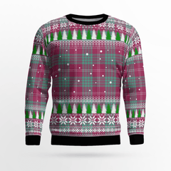 Clan Crawford Ancient Tartan Christmas Ugly Sweater KW57 Crawford Ancient Tartan Tartan Ugly Sweater   