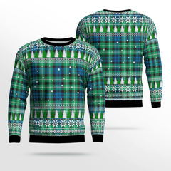 Clan Graham of Montrose Ancient Tartan Christmas Ugly Sweater BJ60 Graham of Montrose Ancient Tartan Tartan Ugly Sweater   