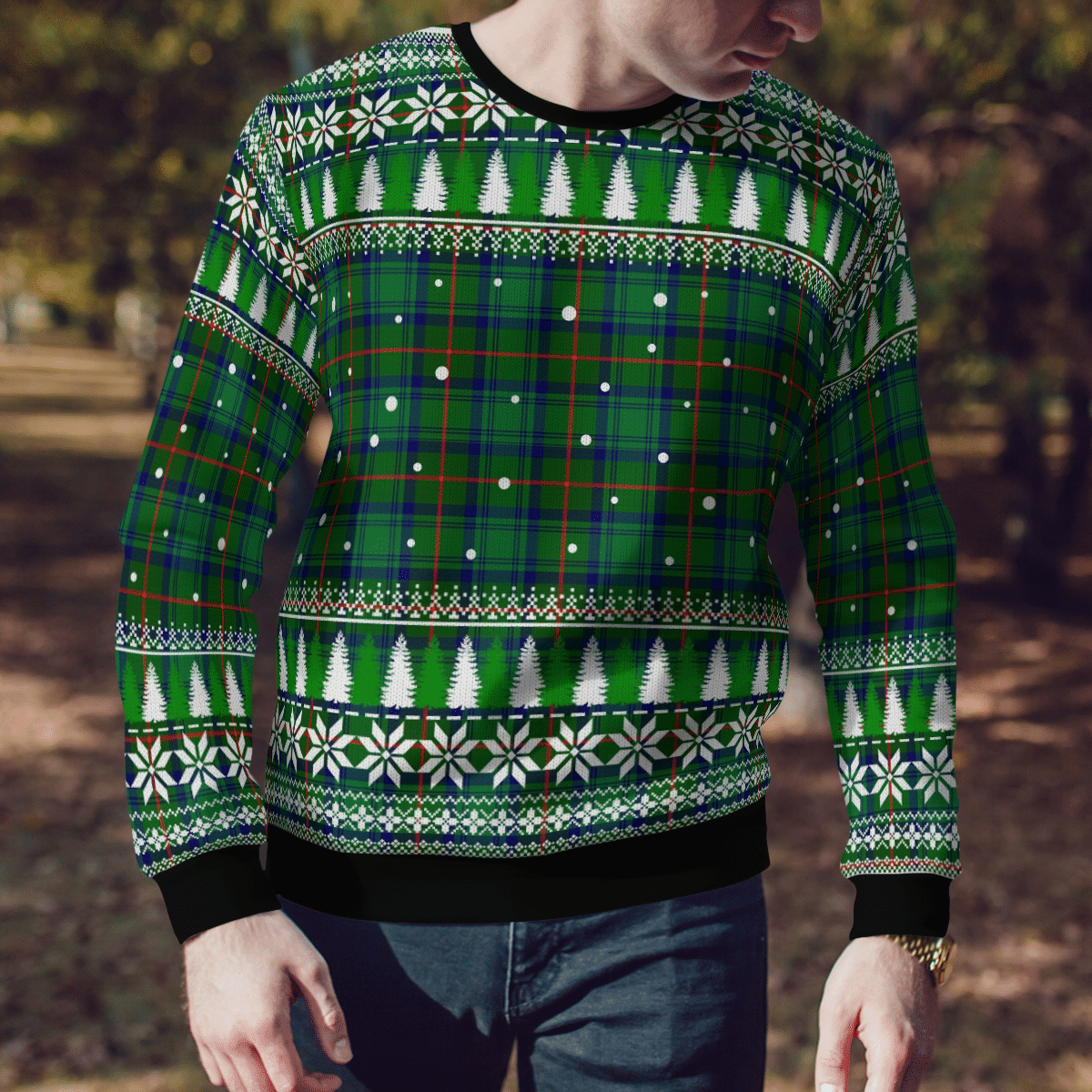 Clan Cranstoun Tartan Christmas Ugly Sweater TQ19 Cranstoun Tartan Tartan Ugly Sweater   