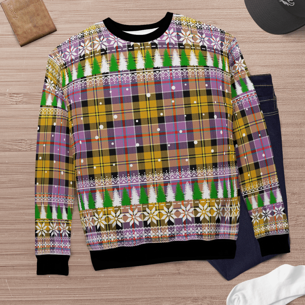Clan Culloden Ancient Tartan Christmas Ugly Sweater PO34 Culloden Ancient Tartan Tartan Ugly Sweater   