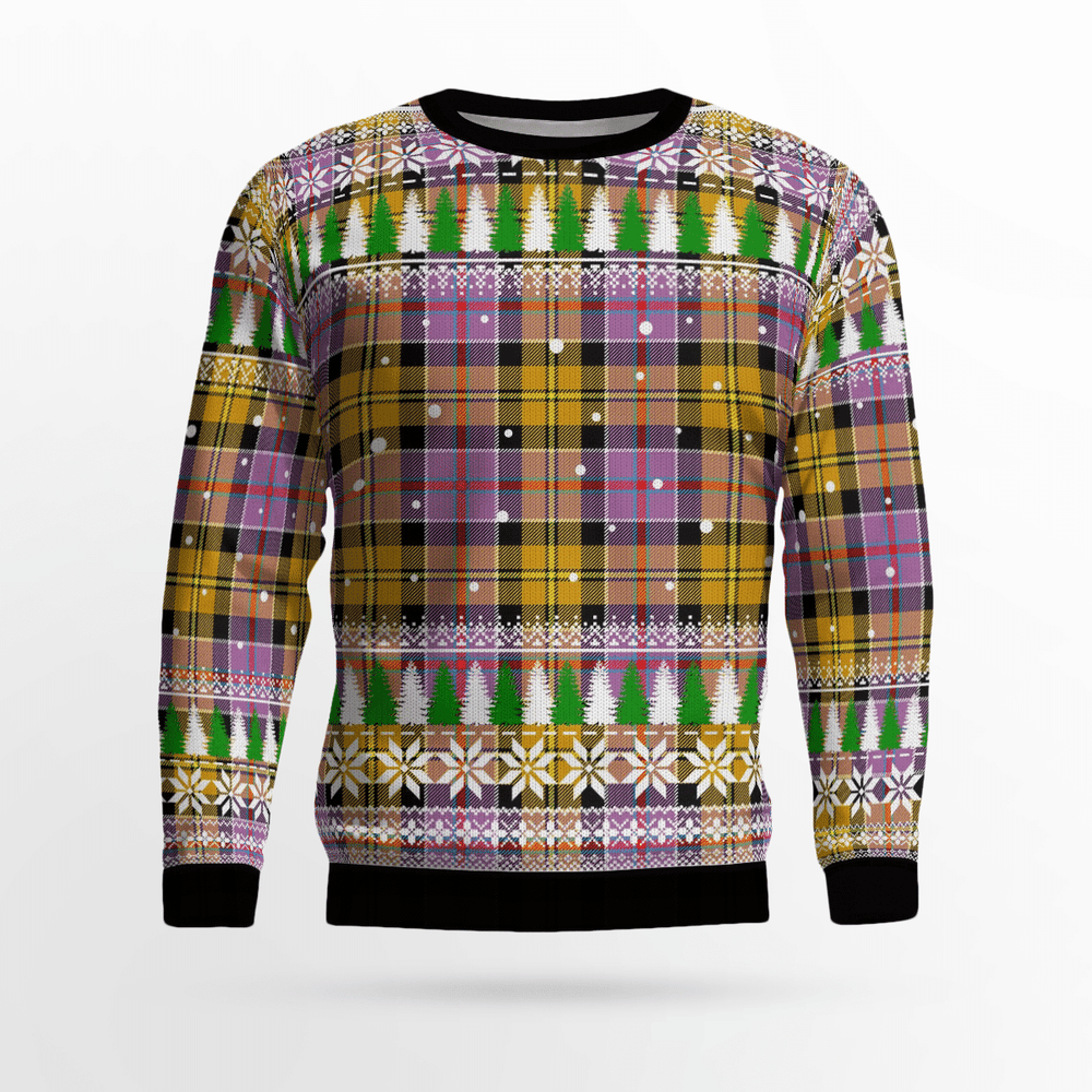 Clan Culloden Ancient Tartan Christmas Ugly Sweater PO34 Culloden Ancient Tartan Tartan Ugly Sweater   