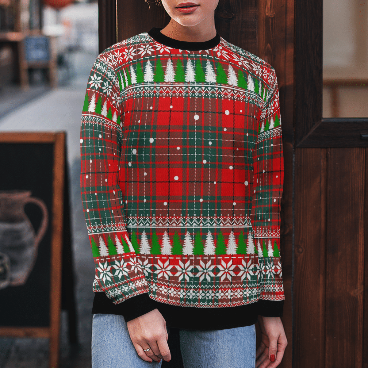 Clan Cumming Modern Tartan Christmas Ugly Sweater ZS91 Cumming Modern Tartan Tartan Ugly Sweater   