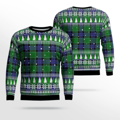 Clan Graham of Menteith Modern Tartan Christmas Ugly Sweater JD66 Graham of Menteith Modern Tartan Tartan Ugly Sweater   