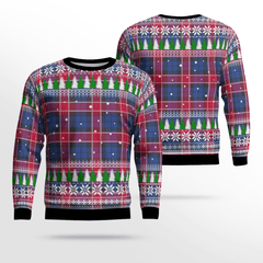 Clan Graham of Menteith Red Tartan Christmas Ugly Sweater WE74 Graham of Menteith Red Tartan Tartan Ugly Sweater   