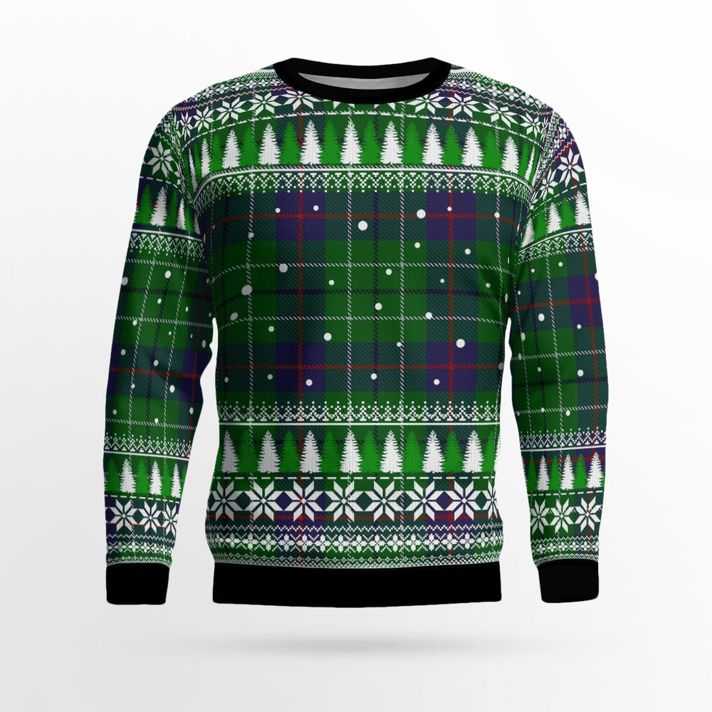 Clan Duncan Modern Tartan Christmas Ugly Sweater HK46 Duncan Modern Tartan Tartan Ugly Sweater   