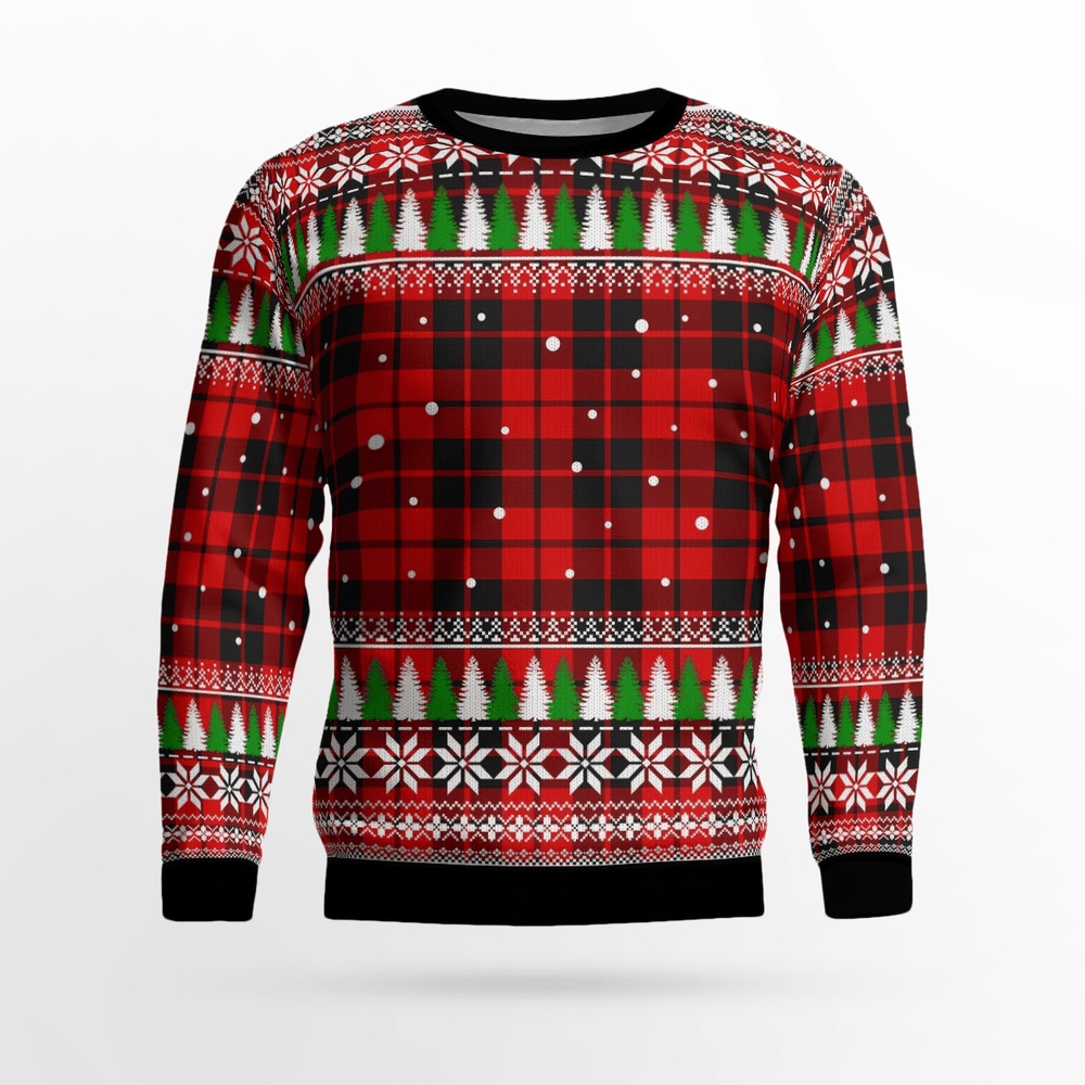 Clan Ettrick District Tartan Christmas Ugly Sweater SC79 Ettrick District Tartan Tartan Ugly Sweater   