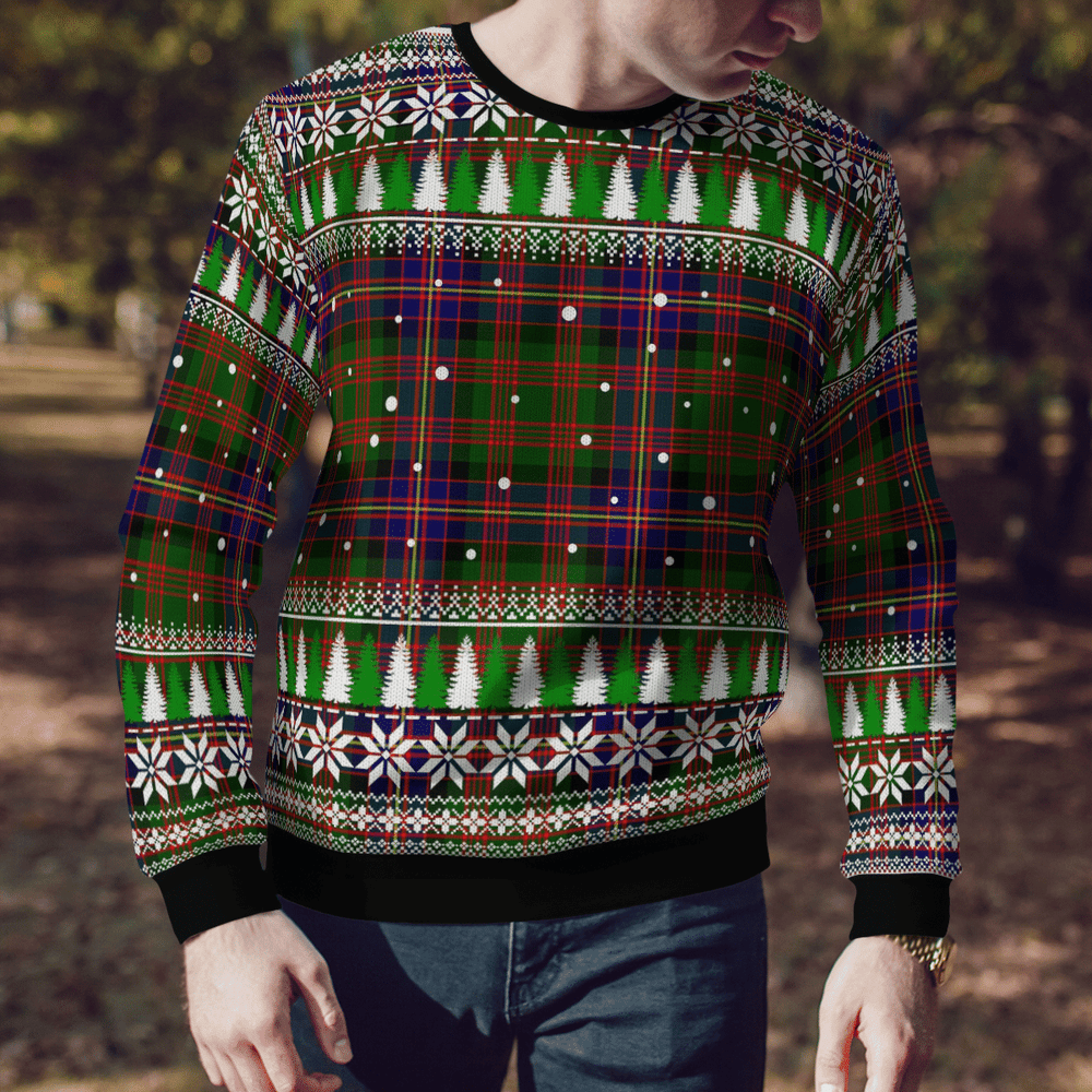 Clan Cochrane Modern Tartan Christmas Ugly Sweater GQ15 Cochrane Modern Tartan Tartan Ugly Sweater   