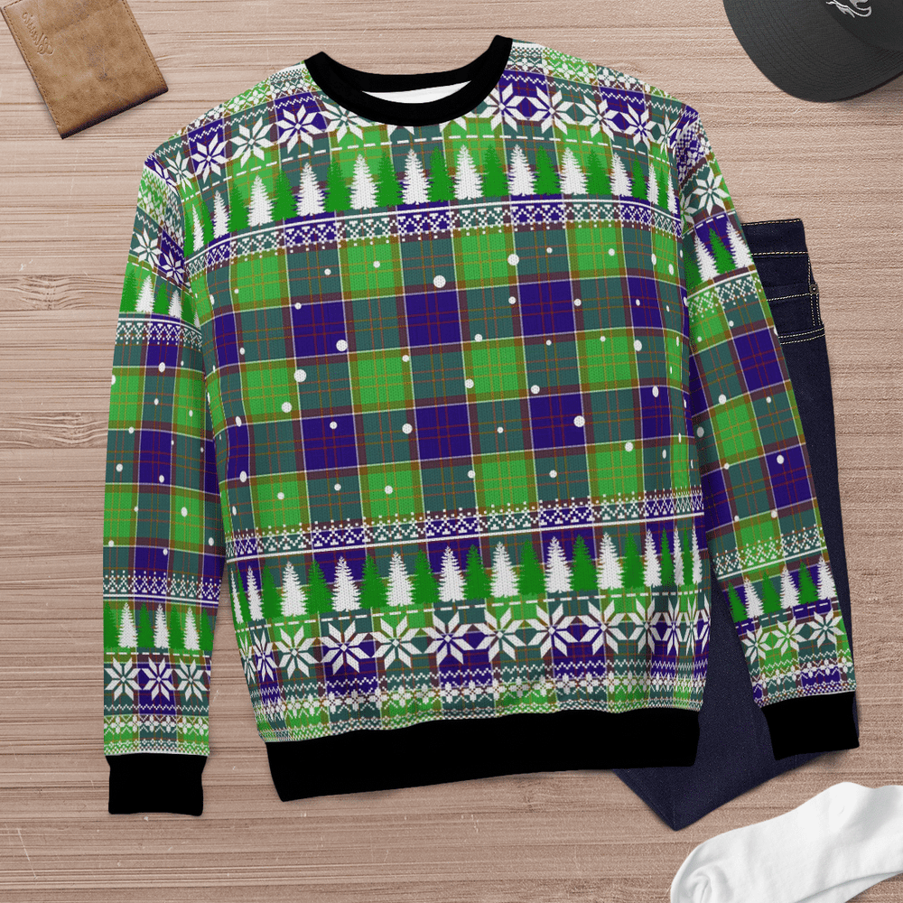 Clan Dalrymple Tartan Christmas Ugly Sweater HV22 Dalrymple Tartan Tartan Ugly Sweater   