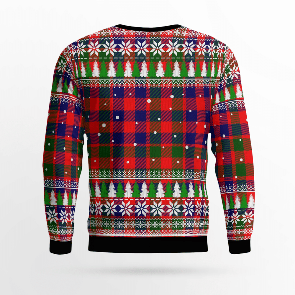 Clan Gow Modern Tartan Christmas Ugly Sweater IW89 Gow Modern Tartan Tartan Ugly Sweater   