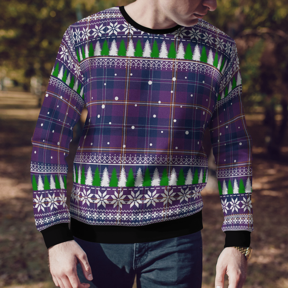 Clan Gretna Green Tartan Christmas Ugly Sweater MK67 Gretna Green Tartan Tartan Ugly Sweater   