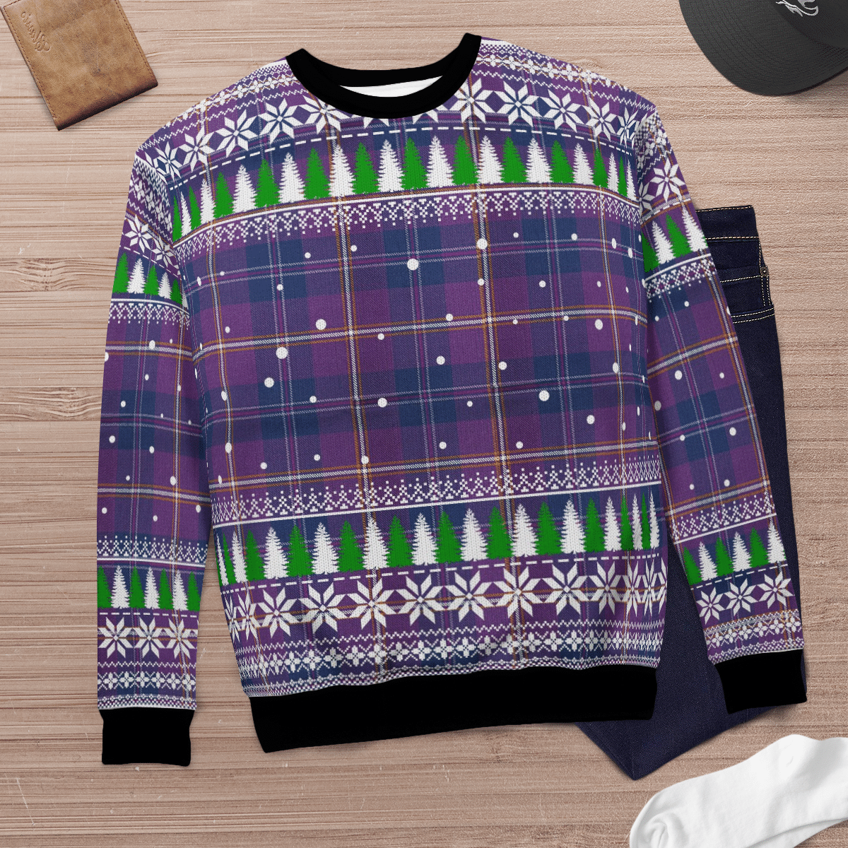 Clan Gretna Green Tartan Christmas Ugly Sweater MK67 Gretna Green Tartan Tartan Ugly Sweater   